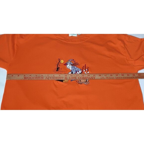 Vintage Halloween L Shirt Witch Ghost Goblin Cauldron Spell Kitschy Shenanigans - Picture 7 of 11